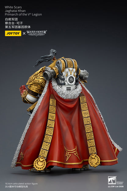 White Scars Jaghatai Khan Primarch &  Tactical Legionary "The Horus Heresy" -Warhammer 40k 1/18 Action Figure By JOYTOY