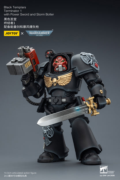 Black Templars Terminator -Warhammer 40k 1/18 Action Figure By JOYTOY