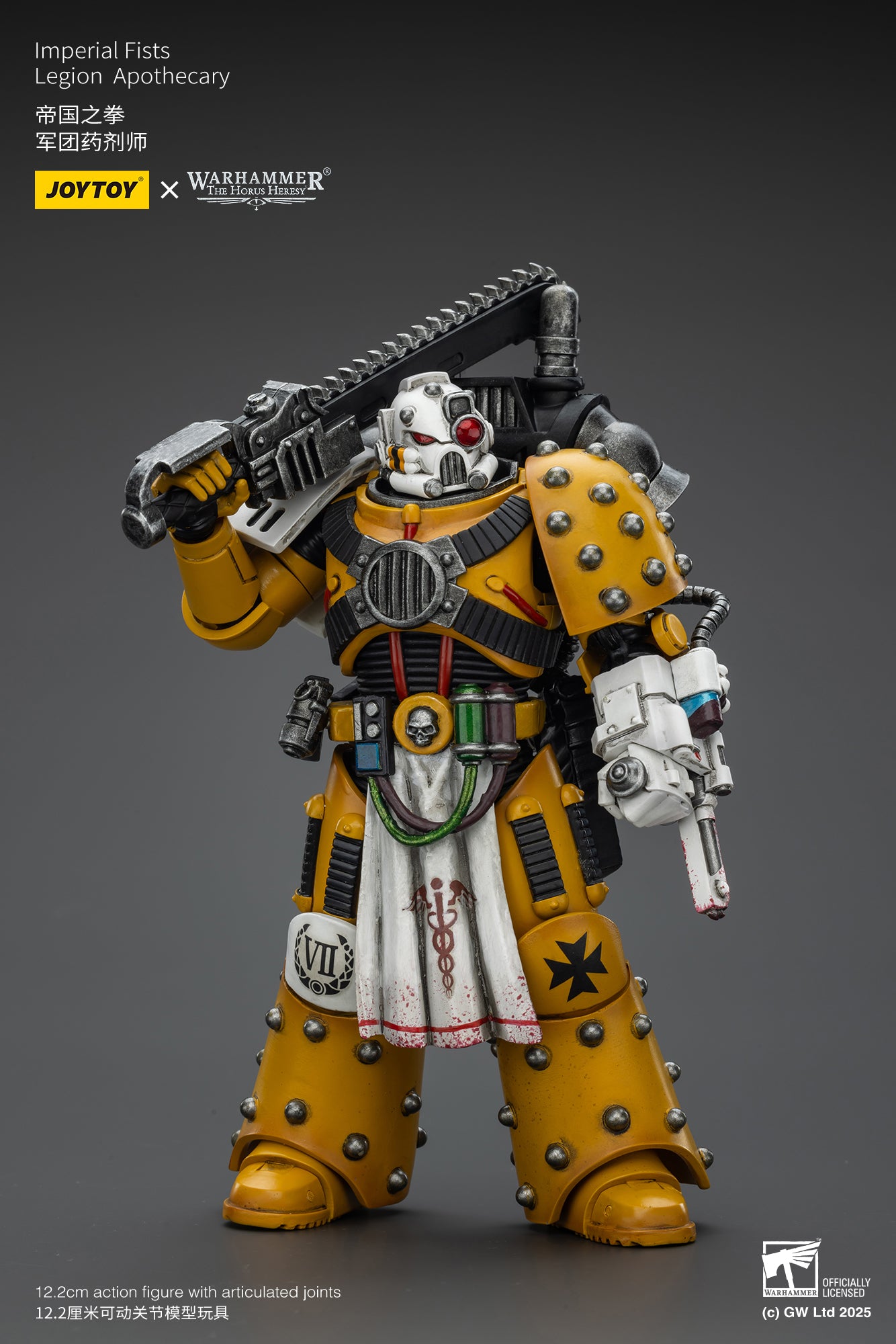 Imperial Fists Legion Apothecary - Warhammer "The Horus Heresy"1/18 Action Figure By JOYTOY