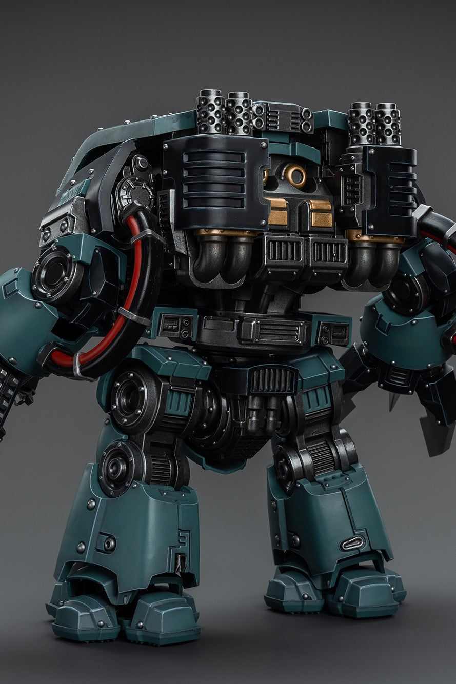 Sons of HorusLeviathan Dreadnought with Siege Drills - Warhammer The Horus Heresy Action Figure By JOYTOY