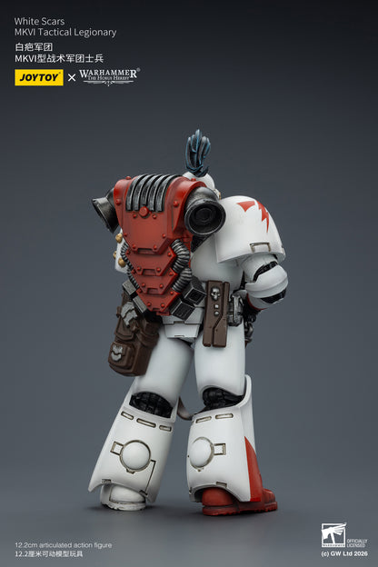 White Scars Legion Vigilator with Nemesis rifle and Bolt Pistol - Warhammer "The Horus Heresy" 1/18 Action Figure By JOYTOY