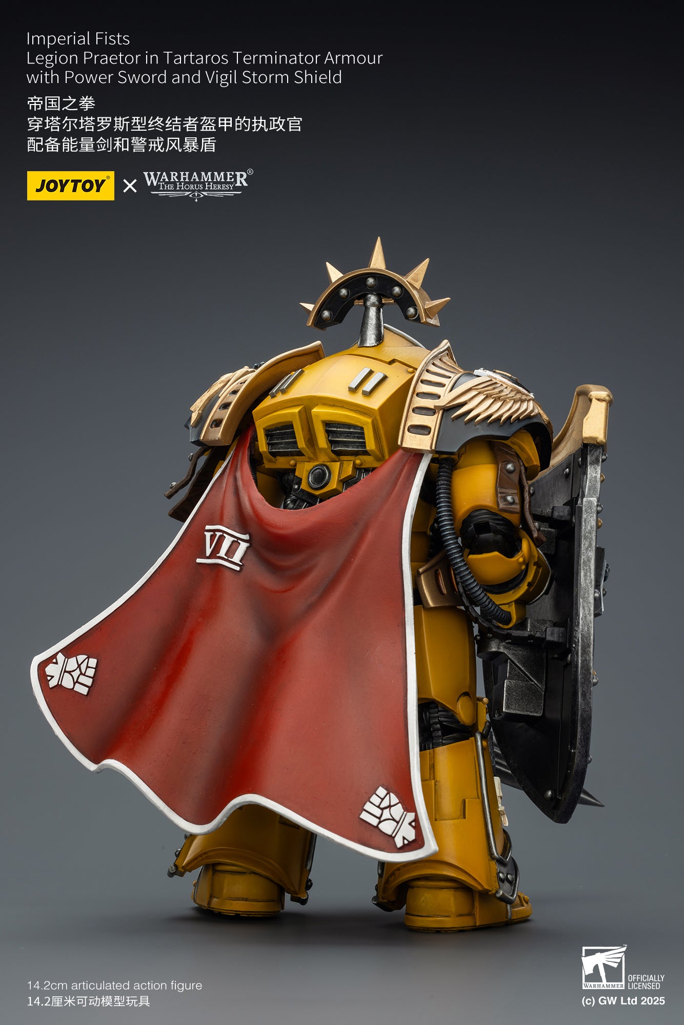 "The Horus Heresy" Imperial Fists -Warhammer 30k 1/18 Action Figure By JOYTOY