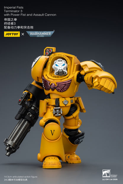 Imperial Fists Terminator-Warhammer 40k 1/18 Action Figure By JOYTOY