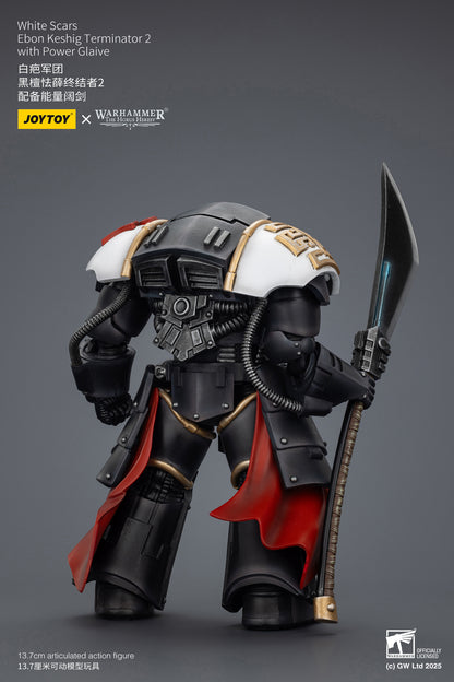 White Scars Legion Praetor /  White Scars Ebon Keshig Terminator  - "Warhammer "The Horus Heresy 1/18 Action Figure By JOYTOY