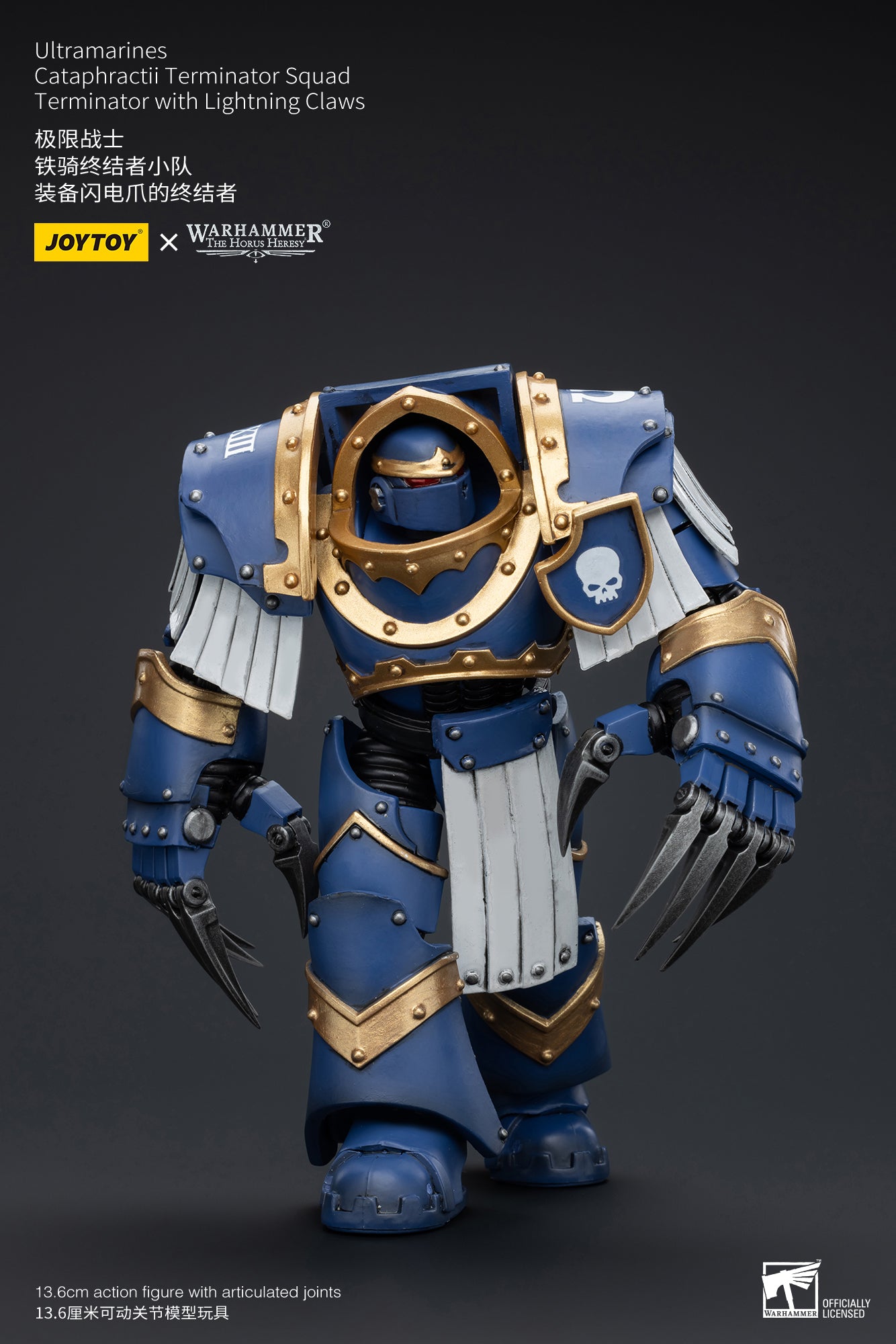 Ultramarines Cataphractii Terminator Squad - Warhammer "The Horus Heresy" Action Figure By JOYTOY