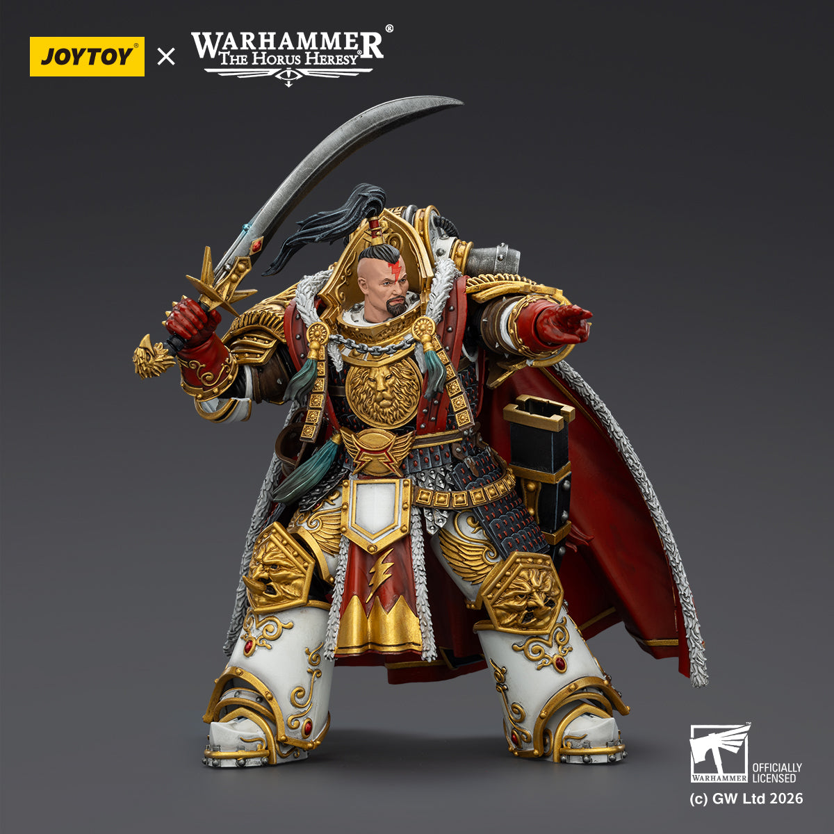 White Scars Jaghatai Khan Primarch &  Tactical Legionary "The Horus Heresy" -Warhammer 40k 1/18 Action Figure By JOYTOY