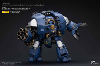 Ultramarines Leviathan Dreadnought with Cyclonic Melta Lance And Siege Claws - Warhammer "The Horus Heresy" Action Figure By JOYTOY