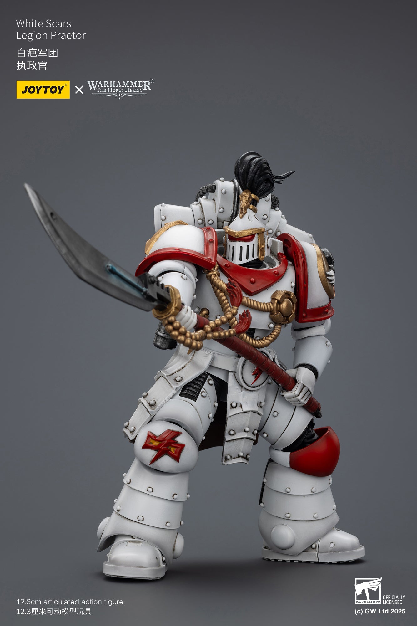 White Scars Legion Praetor /  White Scars Ebon Keshig Terminator  - "Warhammer "The Horus Heresy 1/18 Action Figure By JOYTOY