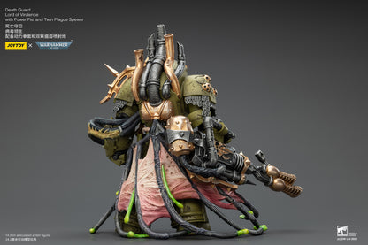 Death Guard Foul Blightspawn / Death Guard Lord of Virulence - "Warhammer 40,000" 1/18 Action Figure By JOYTOY