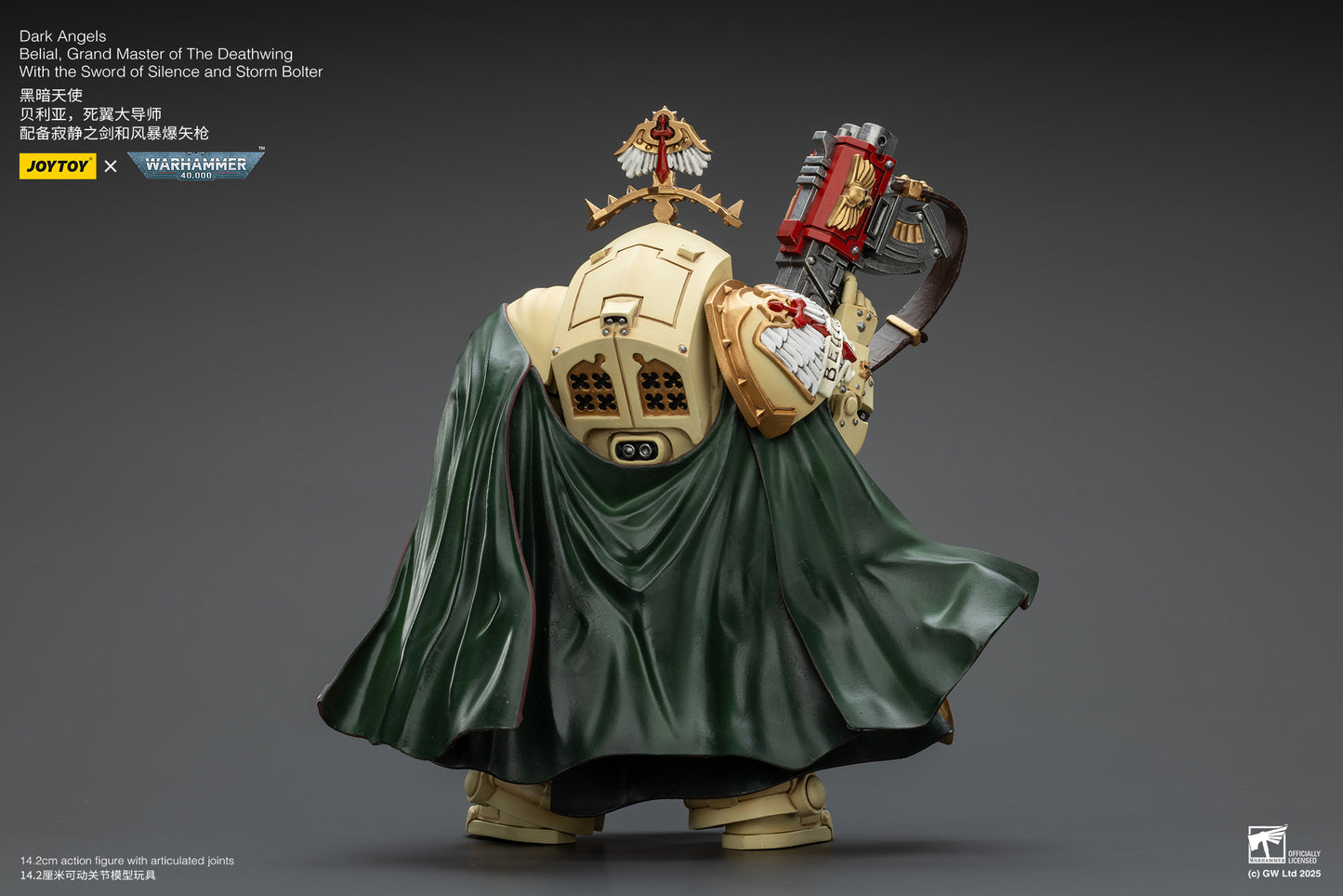 Dark Angels Belial, Grand Master of The Deathwing With the Sword of Silence and Storm Bolter