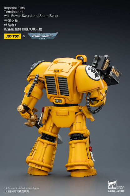 Imperial Fists Terminator-Warhammer 40k 1/18 Action Figure By JOYTOY