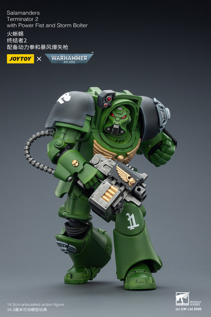 Salamanders Terminator -Warhammer 40k 1/18 Action Figure By JOYTOY