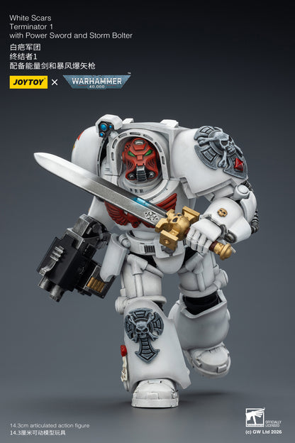 White Scars Terminator -Warhammer 40k 1/18 Action Figure By JOYTOY
