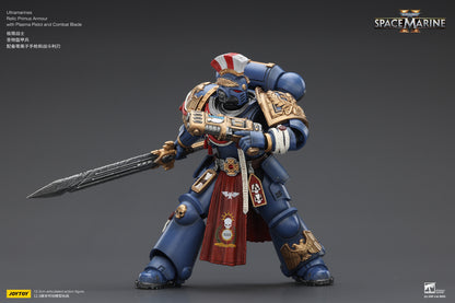 Ultramarines Heavy Relic Primus Armor with Heavy Relic Bolt Rifle - "Warhammer 40,000" 1/18 Action Figure By JOYTOY