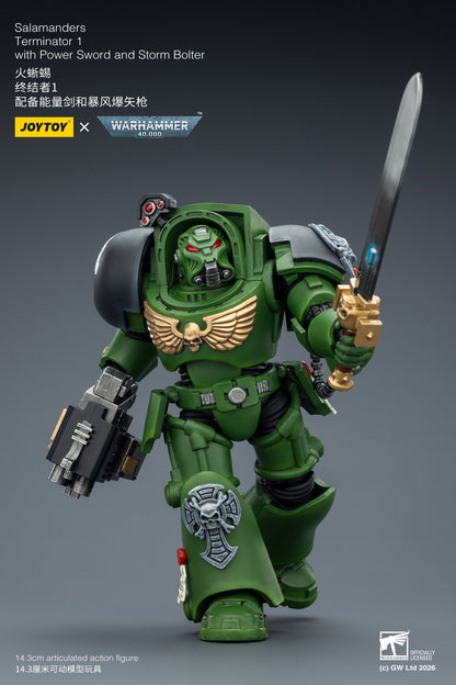 Salamanders Terminator -Warhammer 40k 1/18 Action Figure By JOYTOY