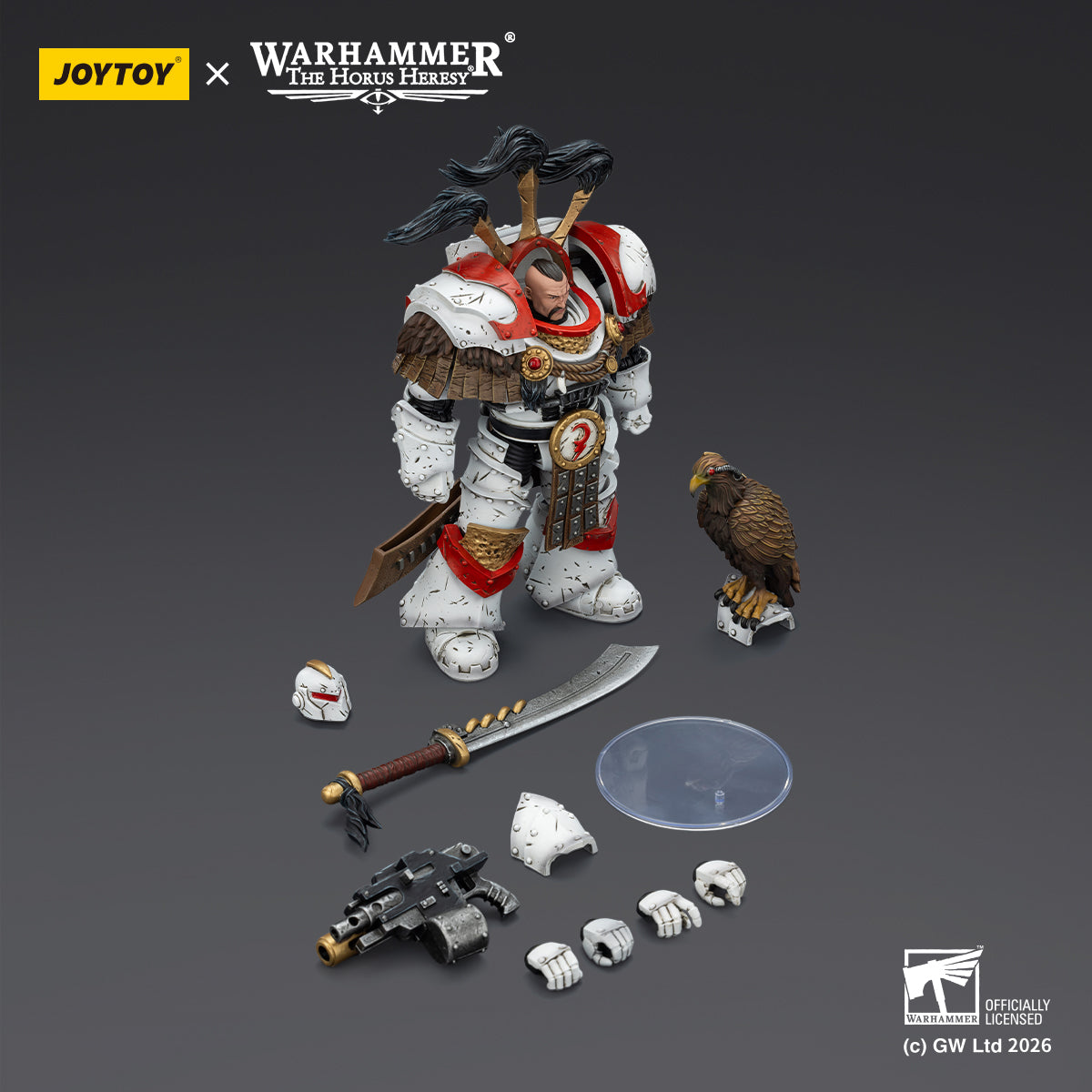 White Scars Stormseer Consul & Legion Praetor -Warhammer 40k 1/18 Action Figure By JOYTOY