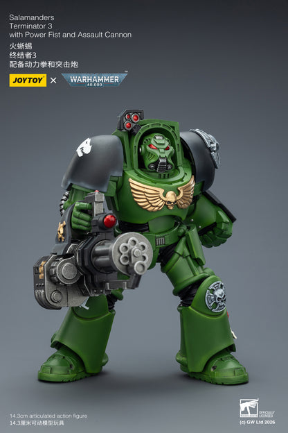 Salamanders Terminator -Warhammer 40k 1/18 Action Figure By JOYTOY