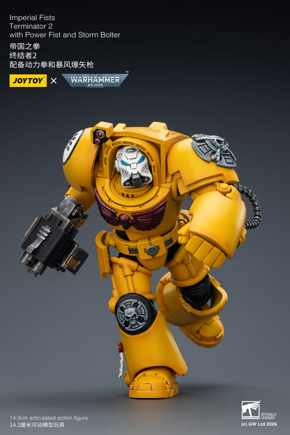 Imperial Fists Terminator-Warhammer 40k 1/18 Action Figure By JOYTOY