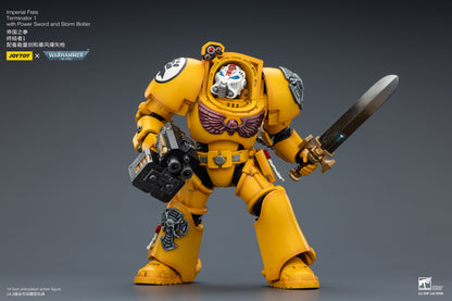 Imperial Fists Terminator-Warhammer 40k 1/18 Action Figure By JOYTOY