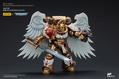 Blood Angels Sanguinary Guard with Encarmine Sword 1 - Warhammer 40K Action Figure By JOYTOY