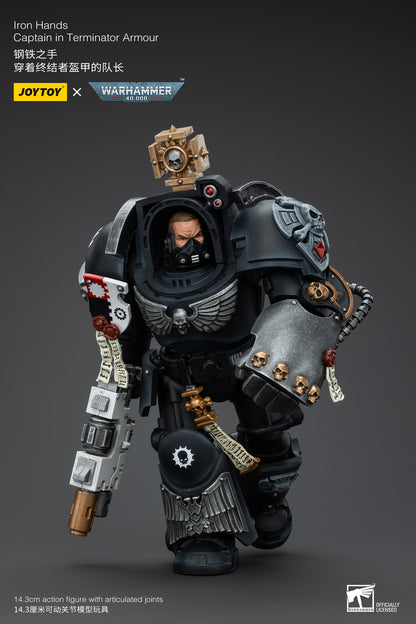 Iron Hands Captain in Terminator Armour - Warhammer 40K Action Figure By JOYTOY