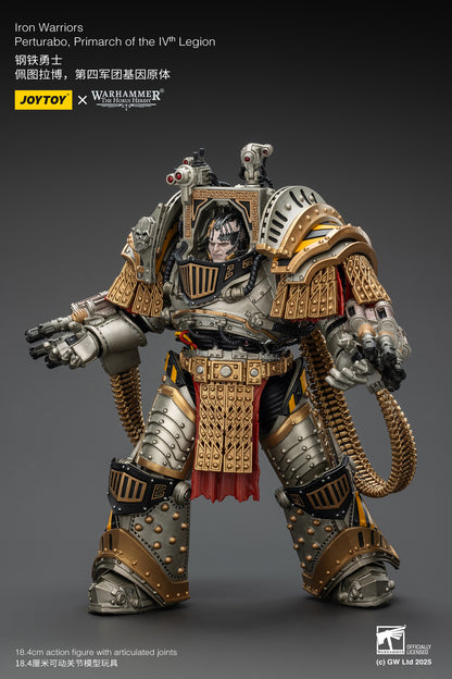 Iron Warriors Perturabo, Primarch of the lVth Legion- 1/18 Warhammer 'The Horus Heresy' By JOYTOY