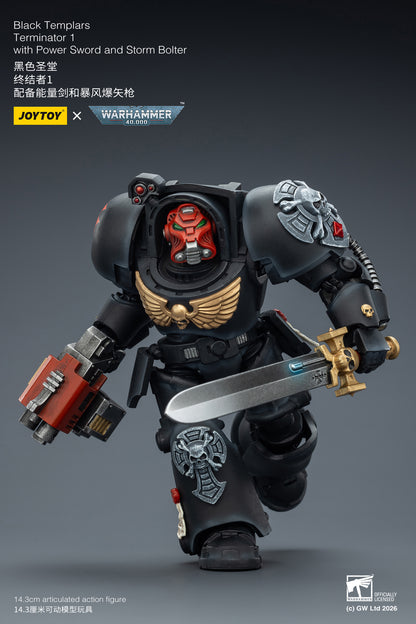 Black Templars Terminator -Warhammer 40k 1/18 Action Figure By JOYTOY