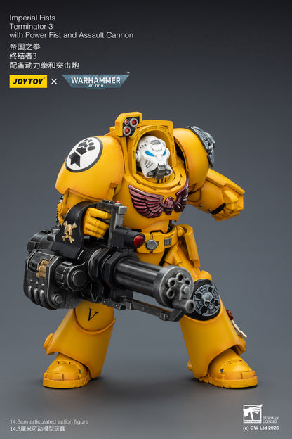 Imperial Fists Terminator-Warhammer 40k 1/18 Action Figure By JOYTOY