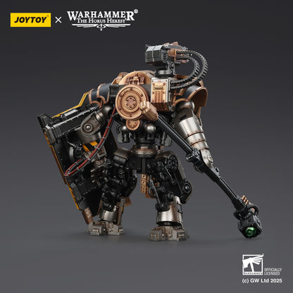 Iron Warriors Iron Circle Domitar-Ferrum Class Battle-automata with Karceri Battle Shield and Graviton Crusher- Warhammer "The Horus Heresy" Action Figure By JOYTOY