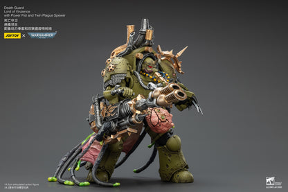 Death Guard Foul Blightspawn / Death Guard Lord of Virulence - "Warhammer 40,000" 1/18 Action Figure By JOYTOY