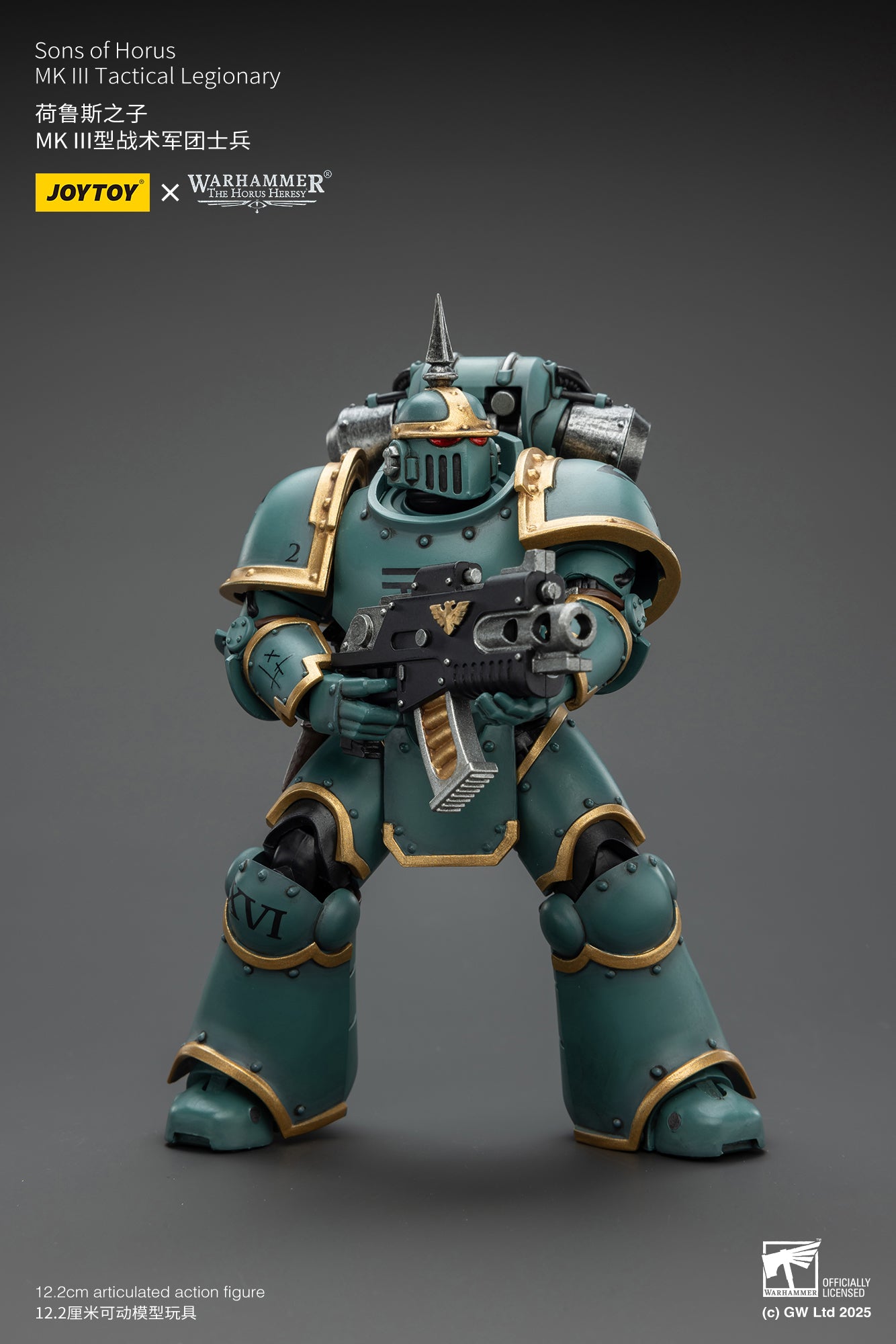 MK lll Tactical Legionary- Warhammer "The Horus Heresy" Action Figure By JOYTOY