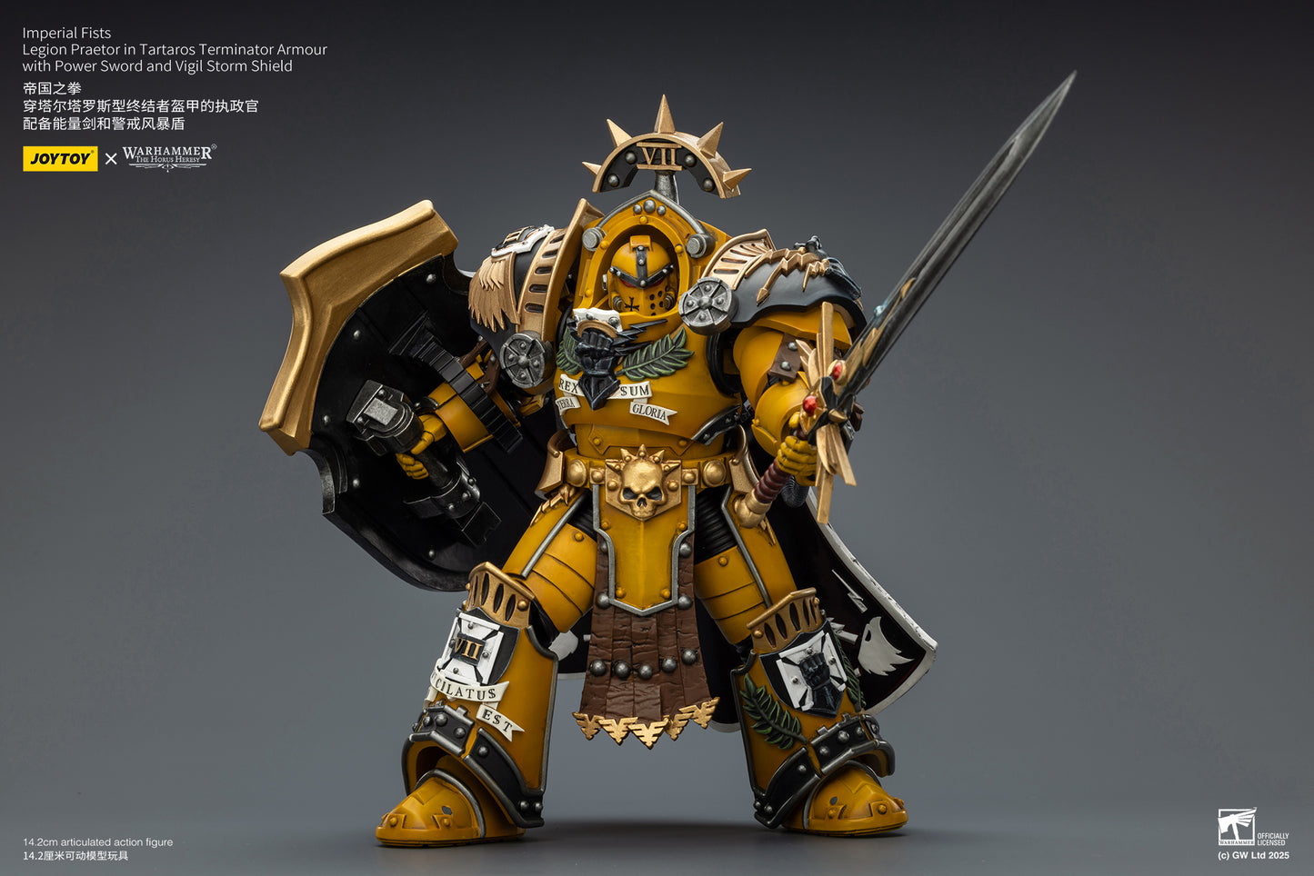 "The Horus Heresy" Imperial Fists -Warhammer 30k 1/18 Action Figure By JOYTOY