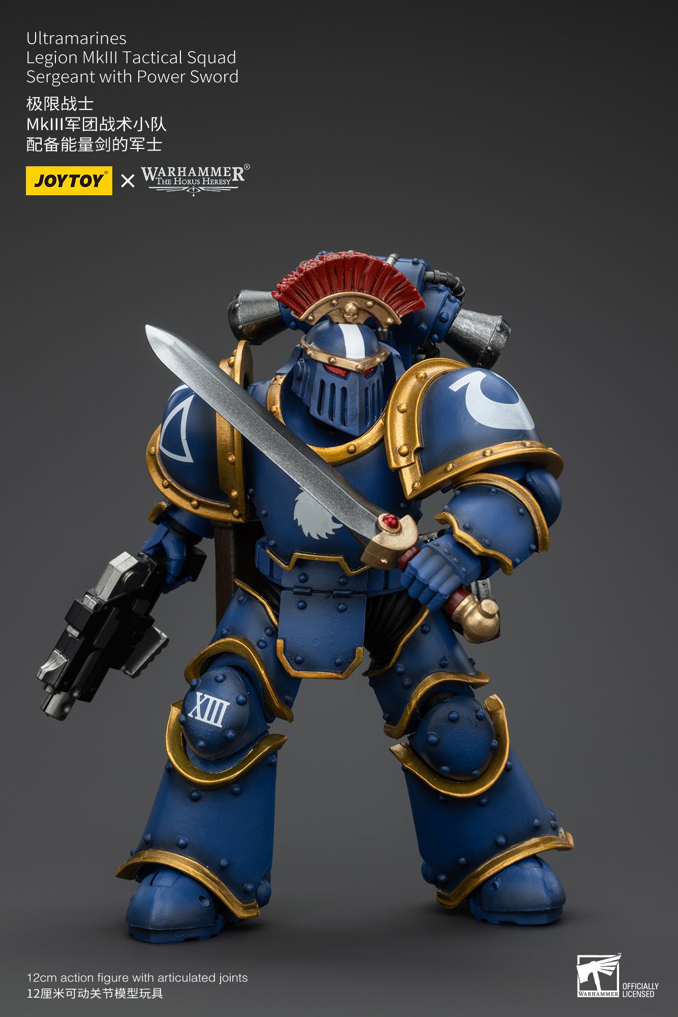 Ultramarines Legion MKIII Tactical Squad Full Set - Warhammer "The Horus Heresy" Action Figure By JOYTOY