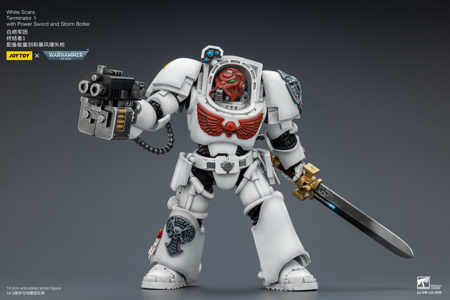 White Scars Terminator -Warhammer 40k 1/18 Action Figure By JOYTOY