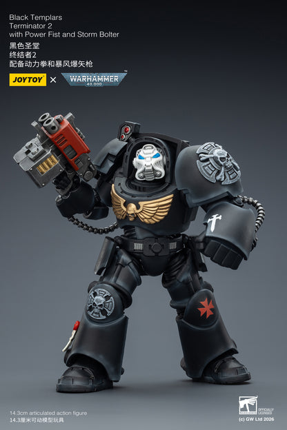 Black Templars Terminator -Warhammer 40k 1/18 Action Figure By JOYTOY