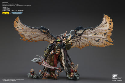 Mortarion, Daemon Primarch of Nurgle with Ancient weapons‘The Lantern' and ‘Silence' - "Warhammer 40K" 1/18 Action Figure By JOYTOY