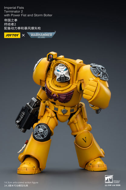 Imperial Fists Terminator-Warhammer 40k 1/18 Action Figure By JOYTOY