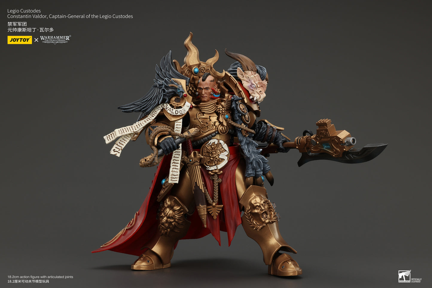 Captain-General of the Legio Custodes- Warhammer "The Horus Heresy" 1/18 Action Figure By JOYTOY