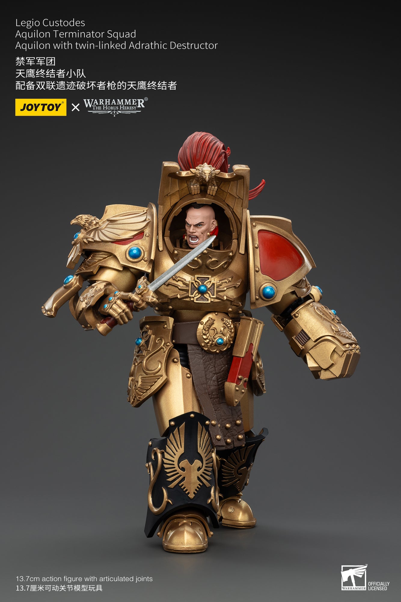 Legio Custodes Aquilon Terminator Squad - Warhammer"The Horus Heresy" Action Figure By JOYTOY