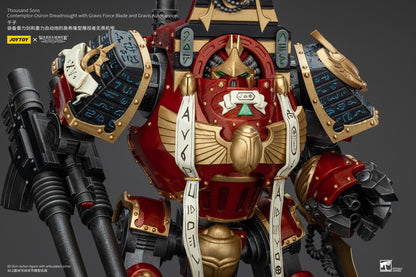 Thousand Sons Contemptor-Osiron Dreadnought With Gravis Force Blade And Gravis Autocannon - Warhammer "The Horus Heresy" Action Figure By JOYTOY