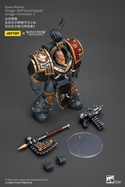 Space Wolves Varagyr Wolf Guard Squad  - Warhammer "The Horus Heresy" Action Figure By JOYTOY