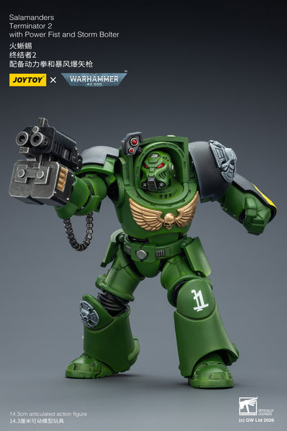 Salamanders Terminator -Warhammer 40k 1/18 Action Figure By JOYTOY