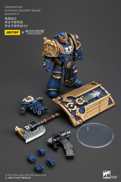 Ultramarines Invictarus Suzerain Squad full set - Warhammer "The Horus Heresy" Action Figure By JOYTOY