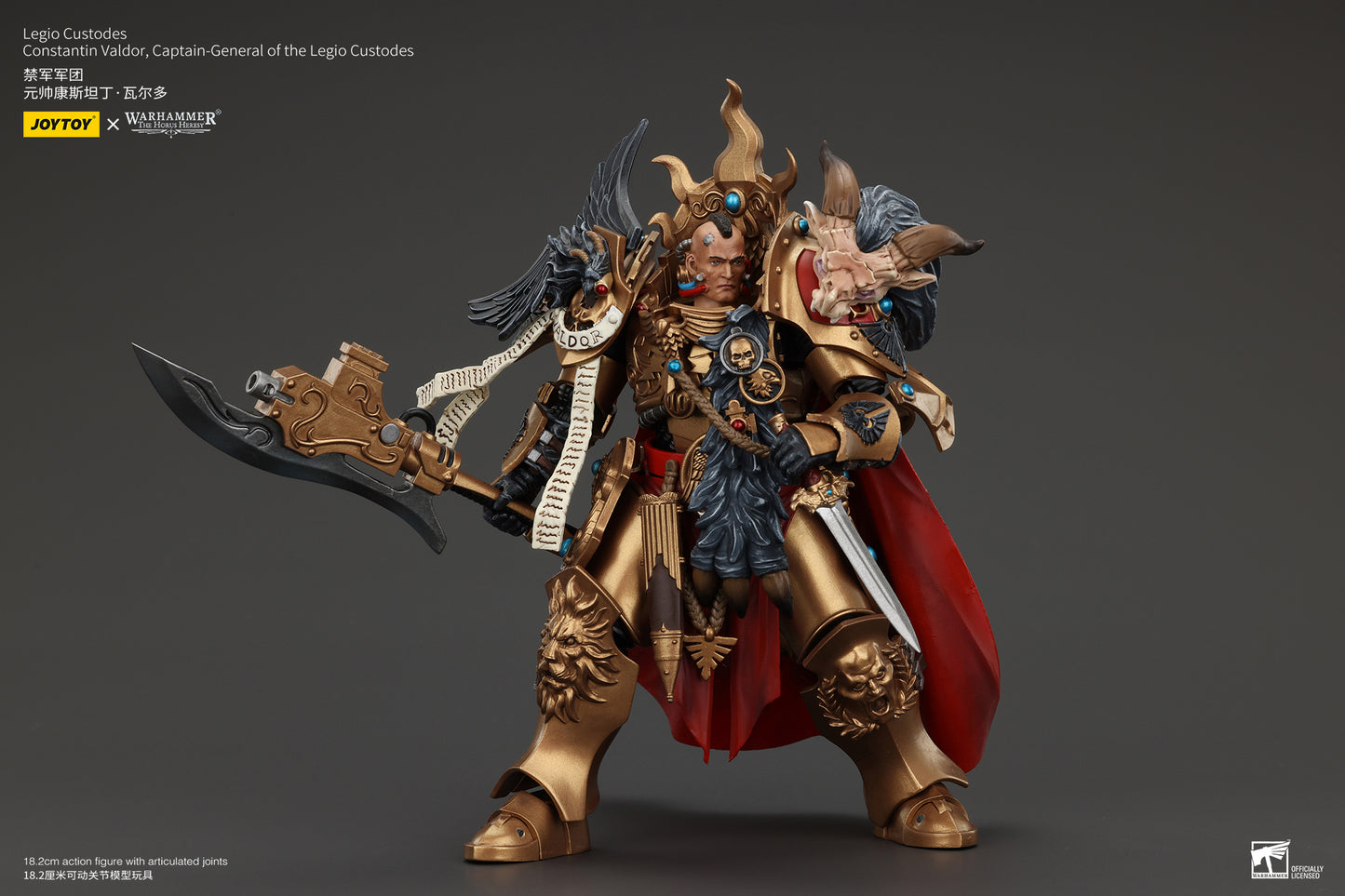 Captain-General of the Legio Custodes- Warhammer "The Horus Heresy" 1/18 Action Figure By JOYTOY