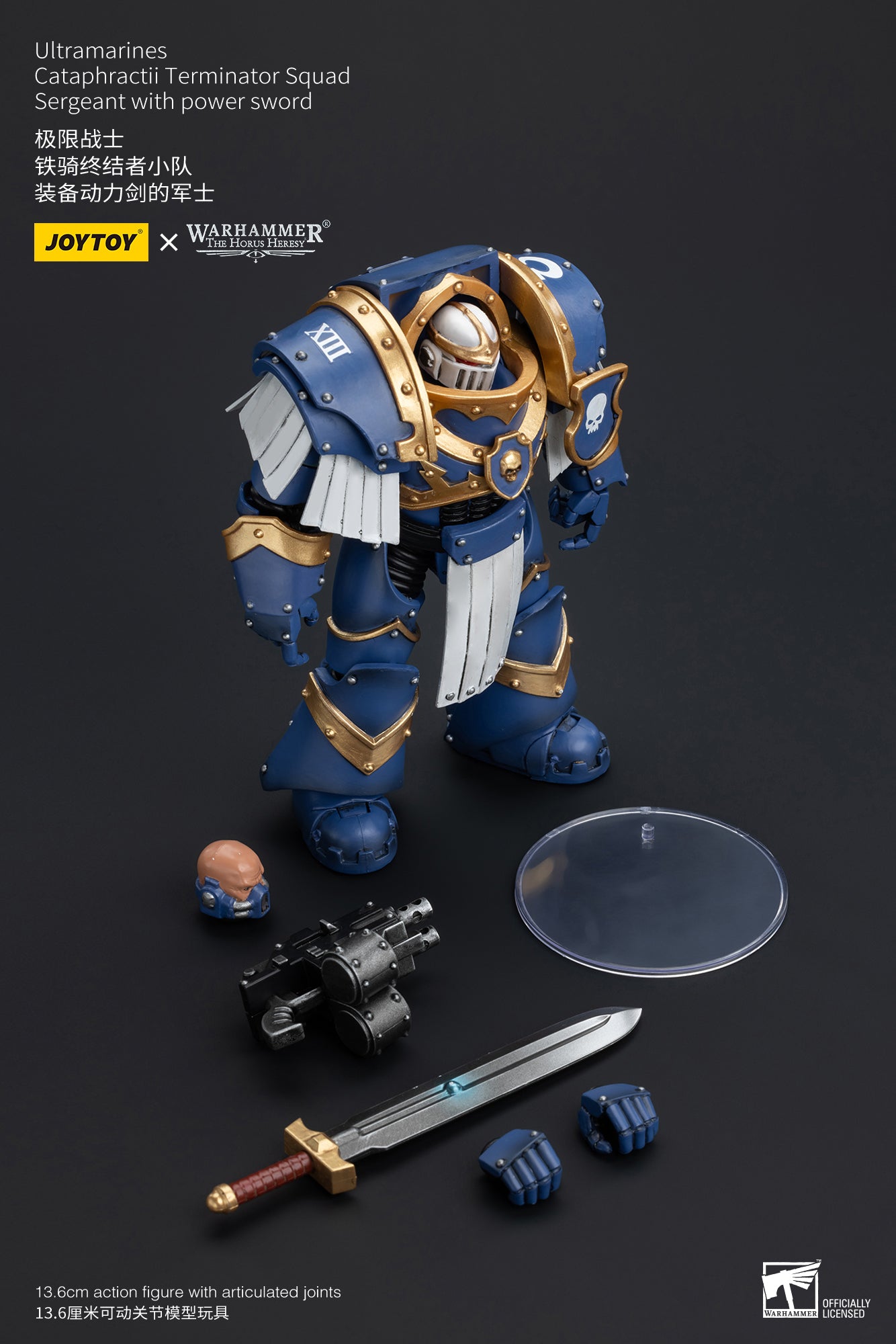 Ultramarines Cataphractii Terminator Squad - Warhammer "The Horus Heresy" Action Figure By JOYTOY