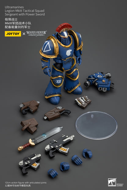 Ultramarines Legion MKIII Tactical Squad Full Set - Warhammer "The Horus Heresy" Action Figure By JOYTOY