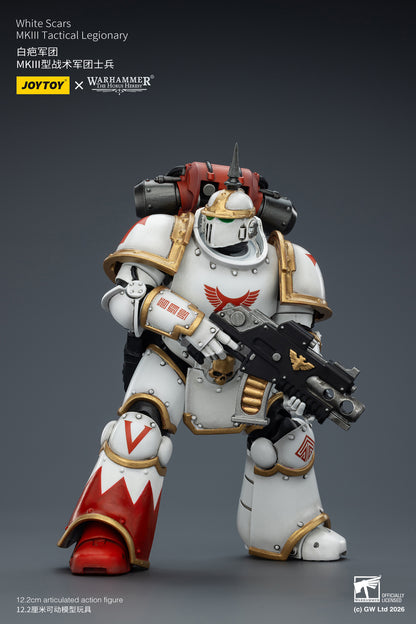 White Scars Jaghatai Khan Primarch &  Tactical Legionary "The Horus Heresy" -Warhammer 40k 1/18 Action Figure By JOYTOY