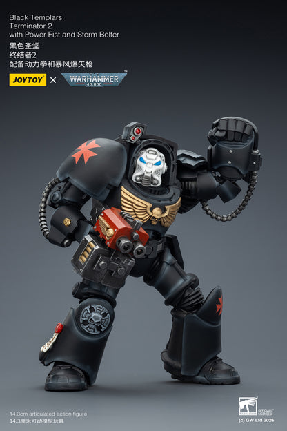 Black Templars Terminator -Warhammer 40k 1/18 Action Figure By JOYTOY