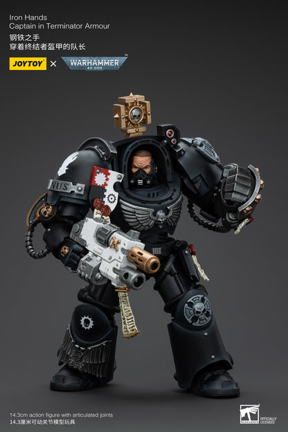 Iron Hands Captain in Terminator Armour - Warhammer 40K Action Figure By JOYTOY