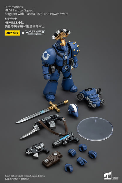 Ultramarines Legion MKIII Tactical Squad Full Set - Warhammer "The Horus Heresy" Action Figure By JOYTOY